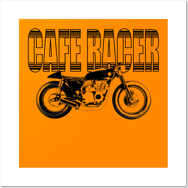 Cafe Racer Wall Art by Skatee